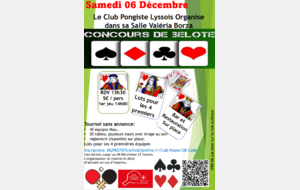 Concours de belote