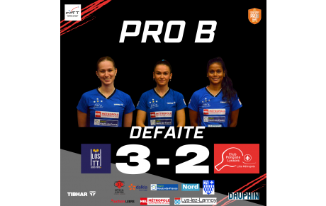 PRO B féminine Leers OSTT contre le Club pongiste lyssois