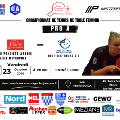 🏓 Pro A Dames : Nos Fleurs de Lys reçoivent Joué-lès-Tours ce vendredi 23 octobre !